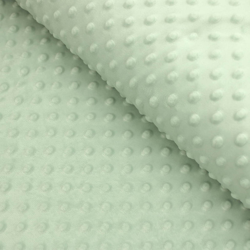 Dimple Dot Soft Fleece Fabric - Mint