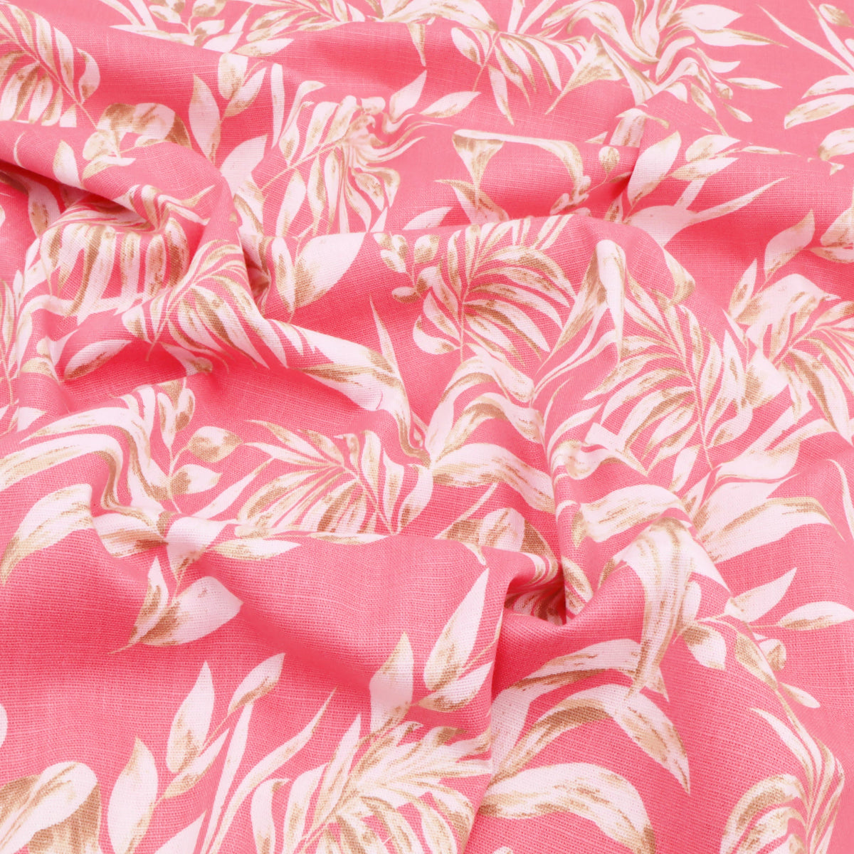 Leaves on Pink