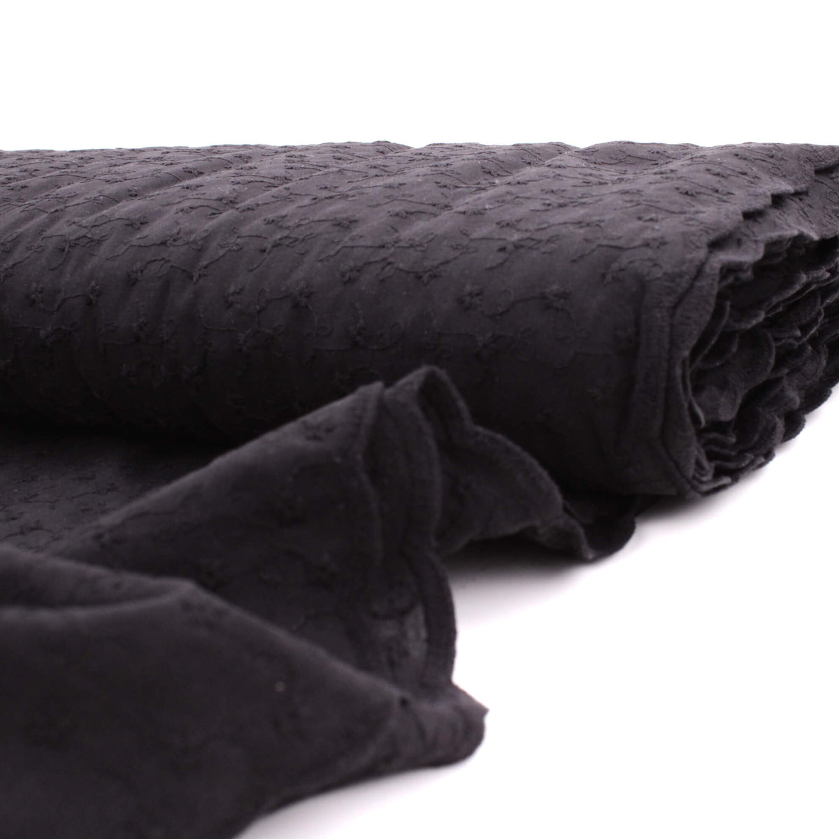 Scalloped Edge Black