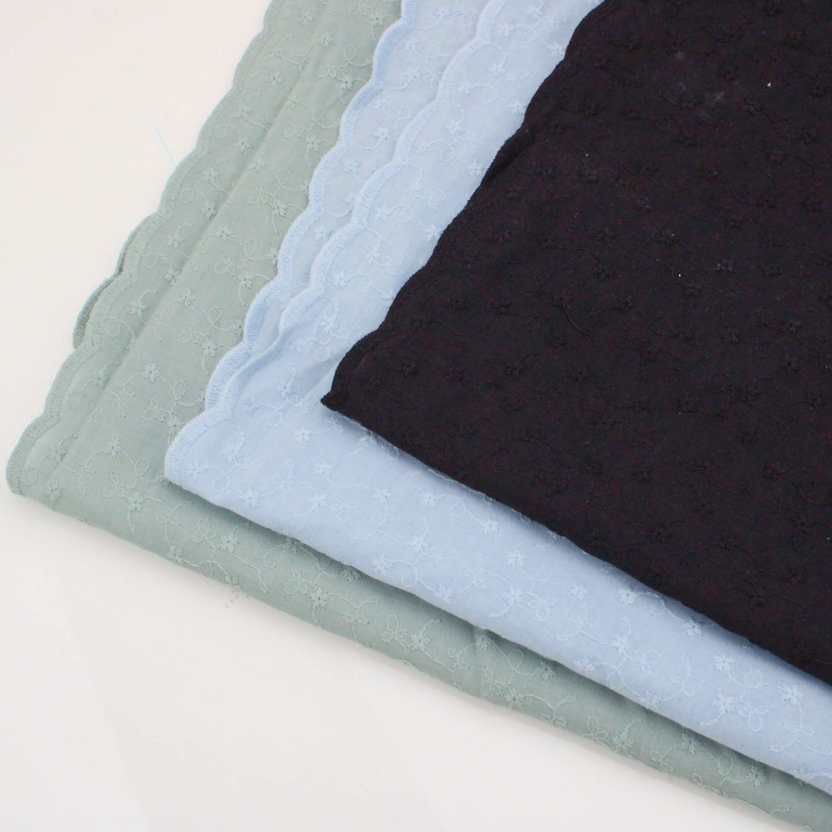 Scalloped Edge Black