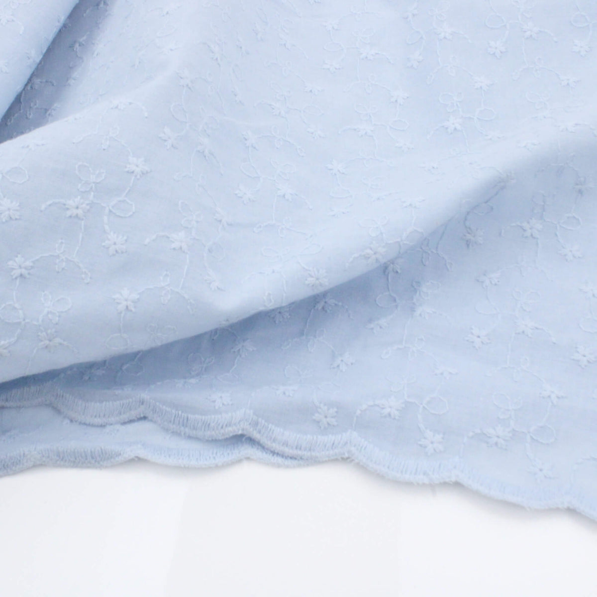 Scalloped Edge Blue