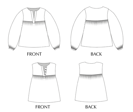 Felis Blouse Sewing Pattern Size 8-28 - By Sew Different