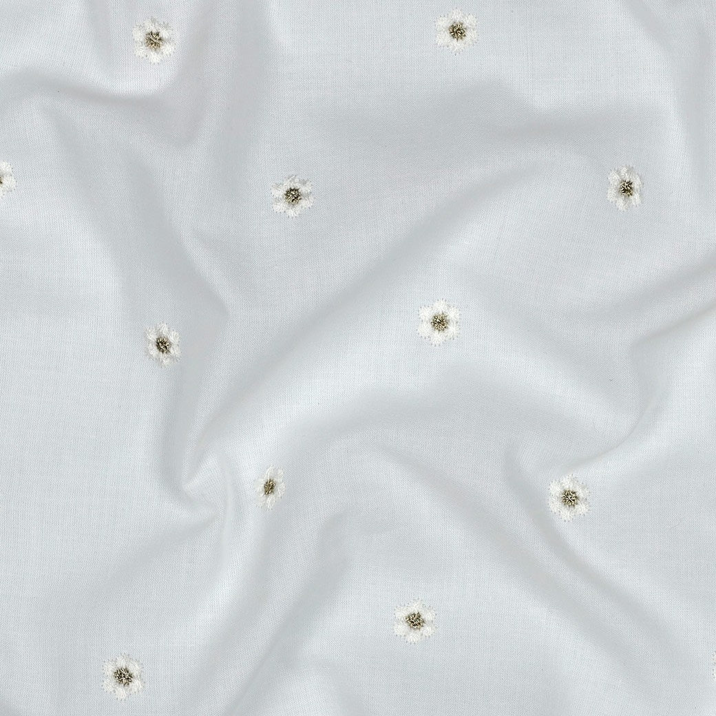 White Lurex Flowers