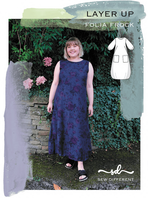 Foila Frock Fabric Sewing Pattern - By Sew Different