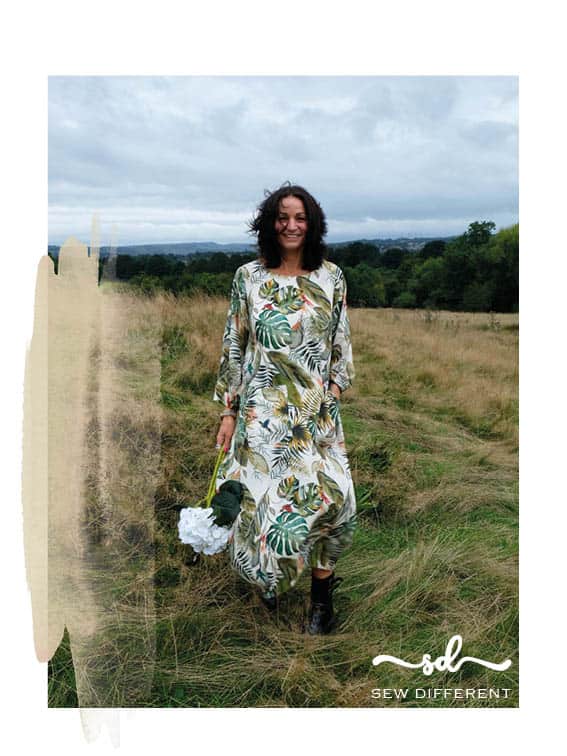 Folia Frock Fabric Sewing Pattern - By Sew Different