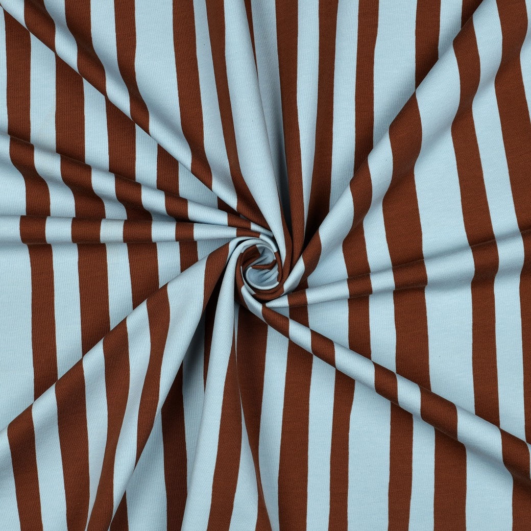 Brown Blue Stripes
