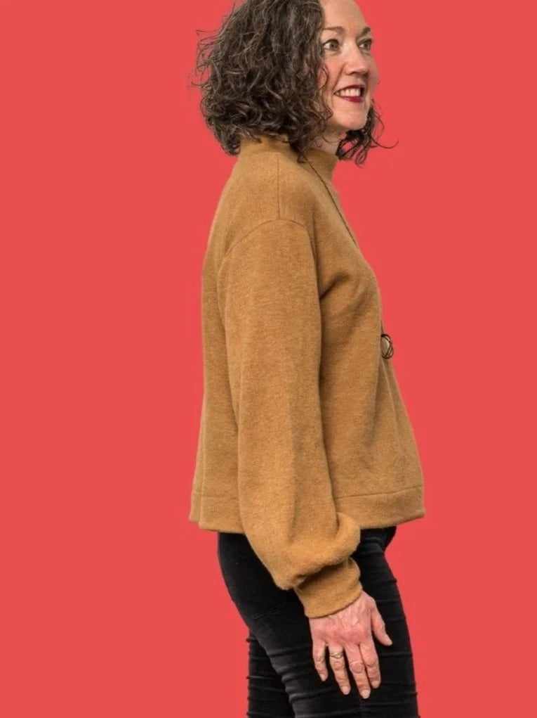 Funnel Neck Jumper Sewing Pattern - By My Handmade Wardrobe