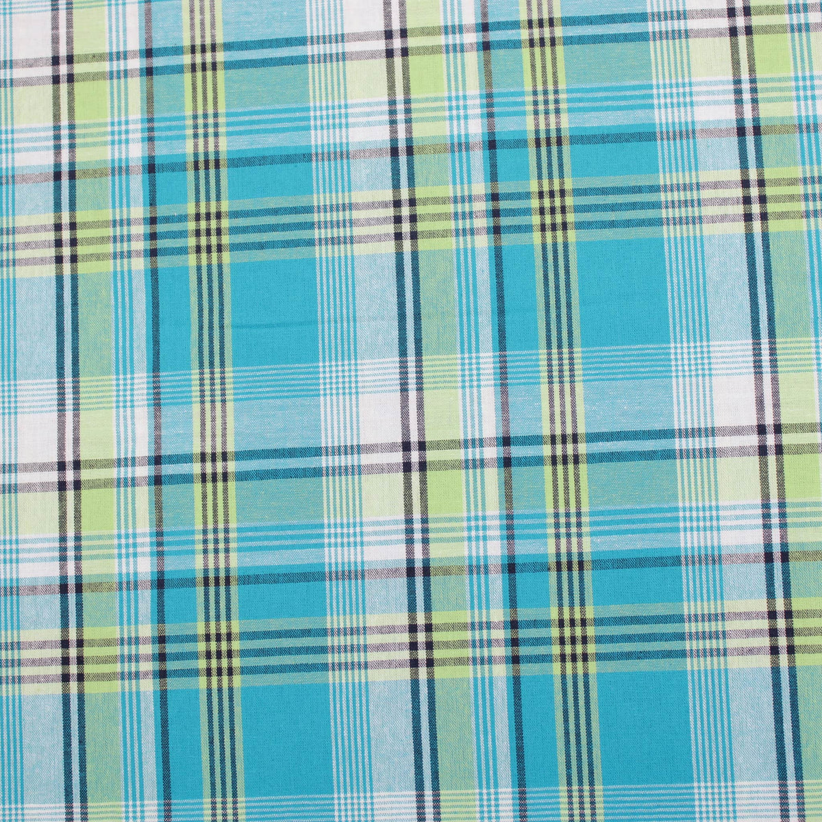 Indian Madras Shirting Cotton Checked Tartan Fabric Material Mauritian