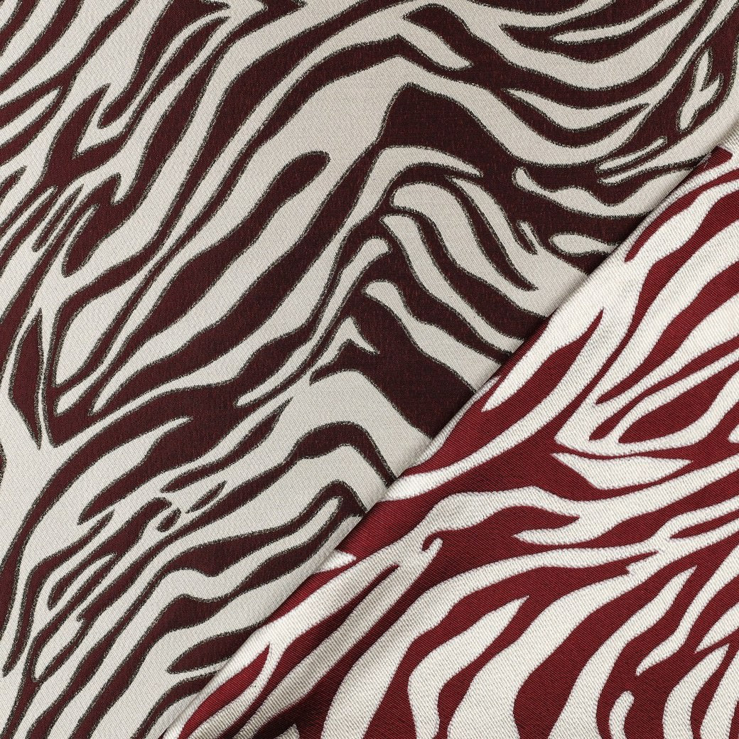 Burgundy Zebra