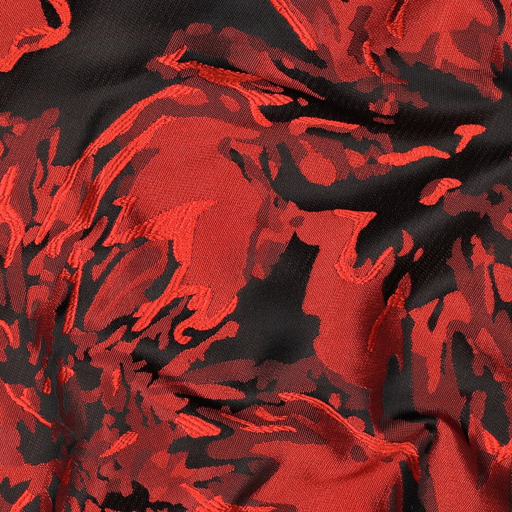 Red and Black Floral