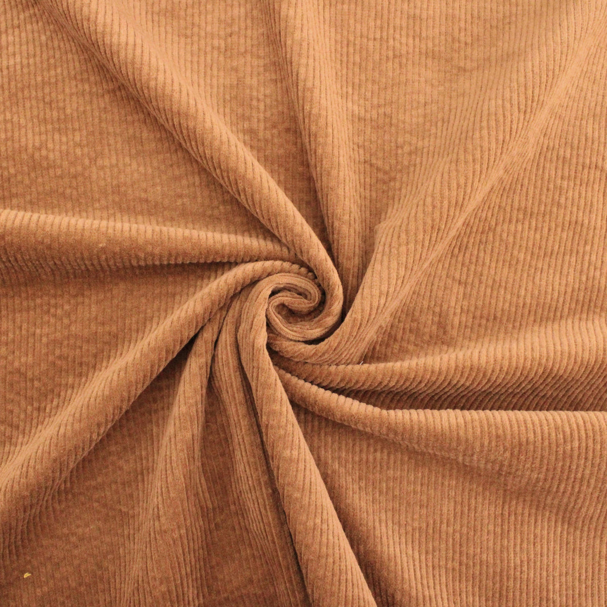 Jumbo 6 Wale Stretch Cotton Corduroy - Camel