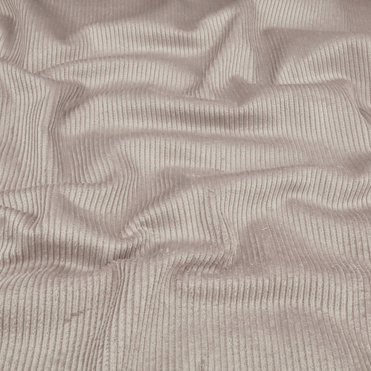 Jumbo 8 Wale Stretch Cotton Corduroy Dressmaking Fabric - Silver