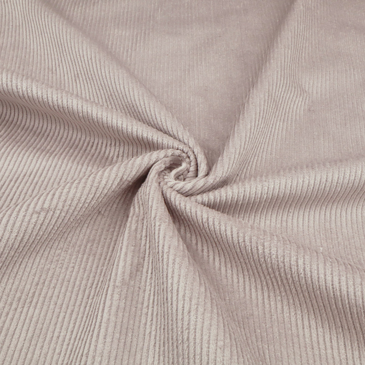 Jumbo 8 Wale Stretch Cotton Corduroy Dressmaking Fabric - Silver