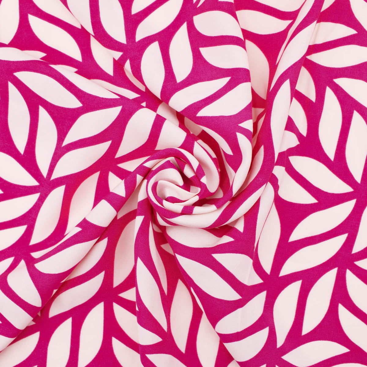 Ivory Leaves On Pink