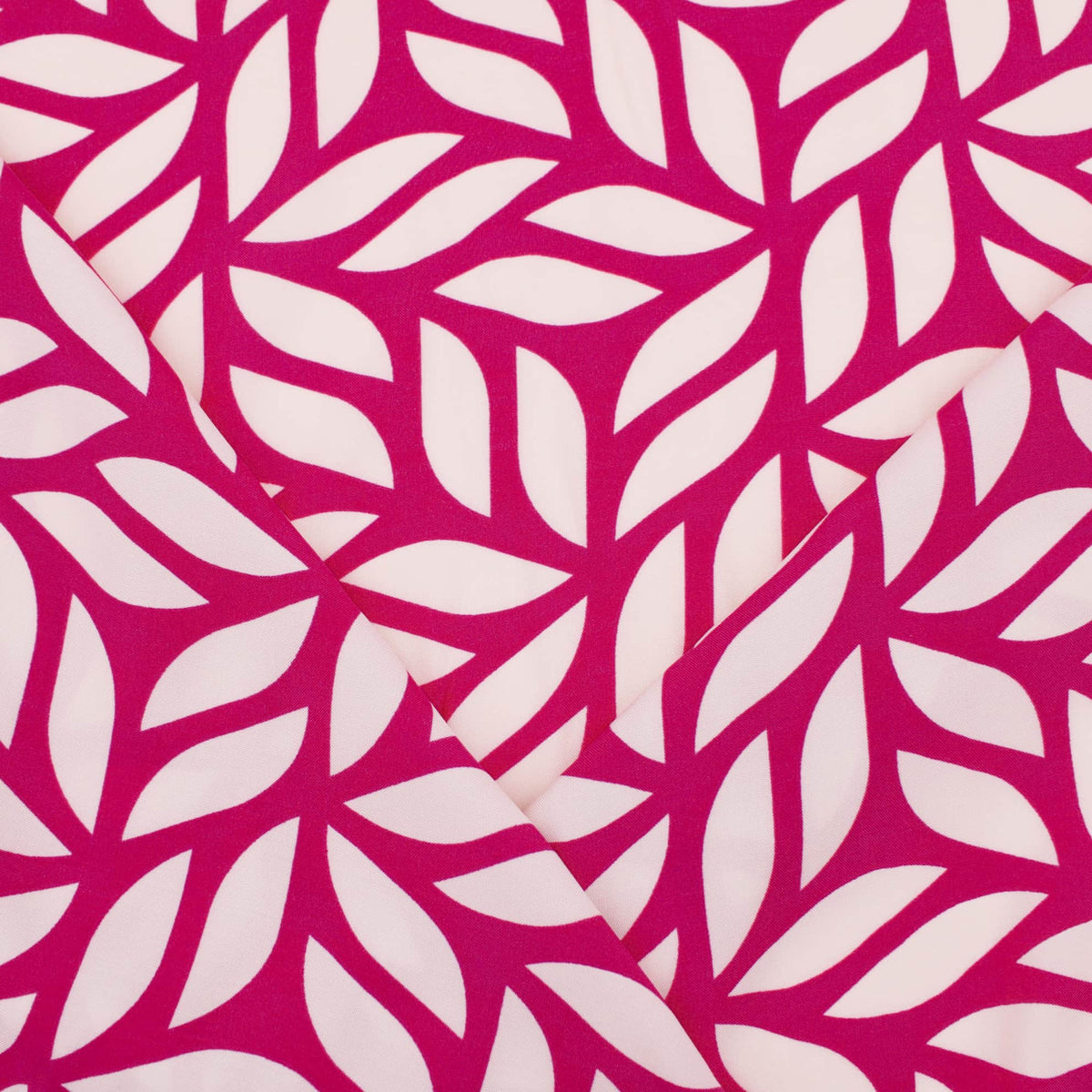 Ivory Leaves On Pink