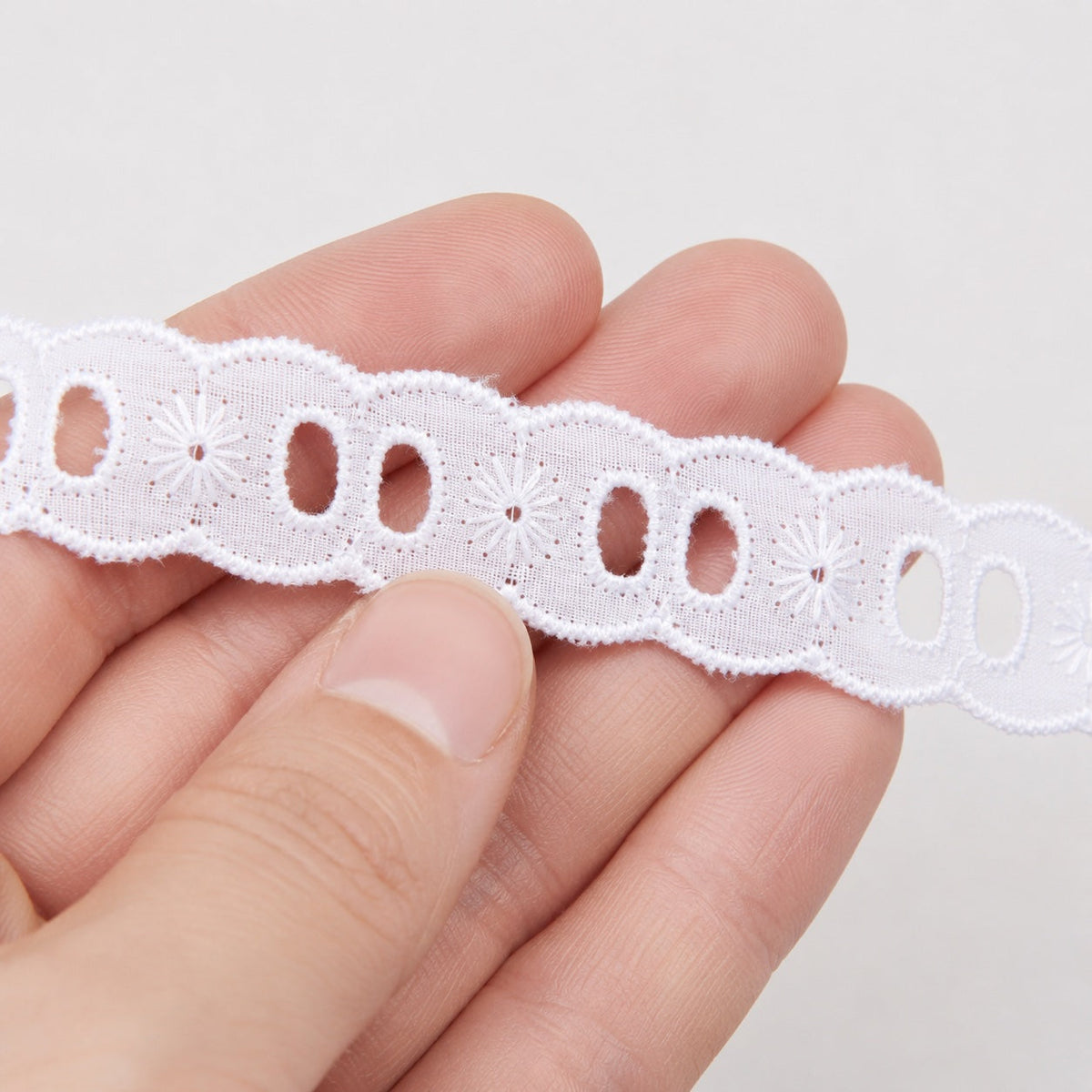 20mm White Ribbon