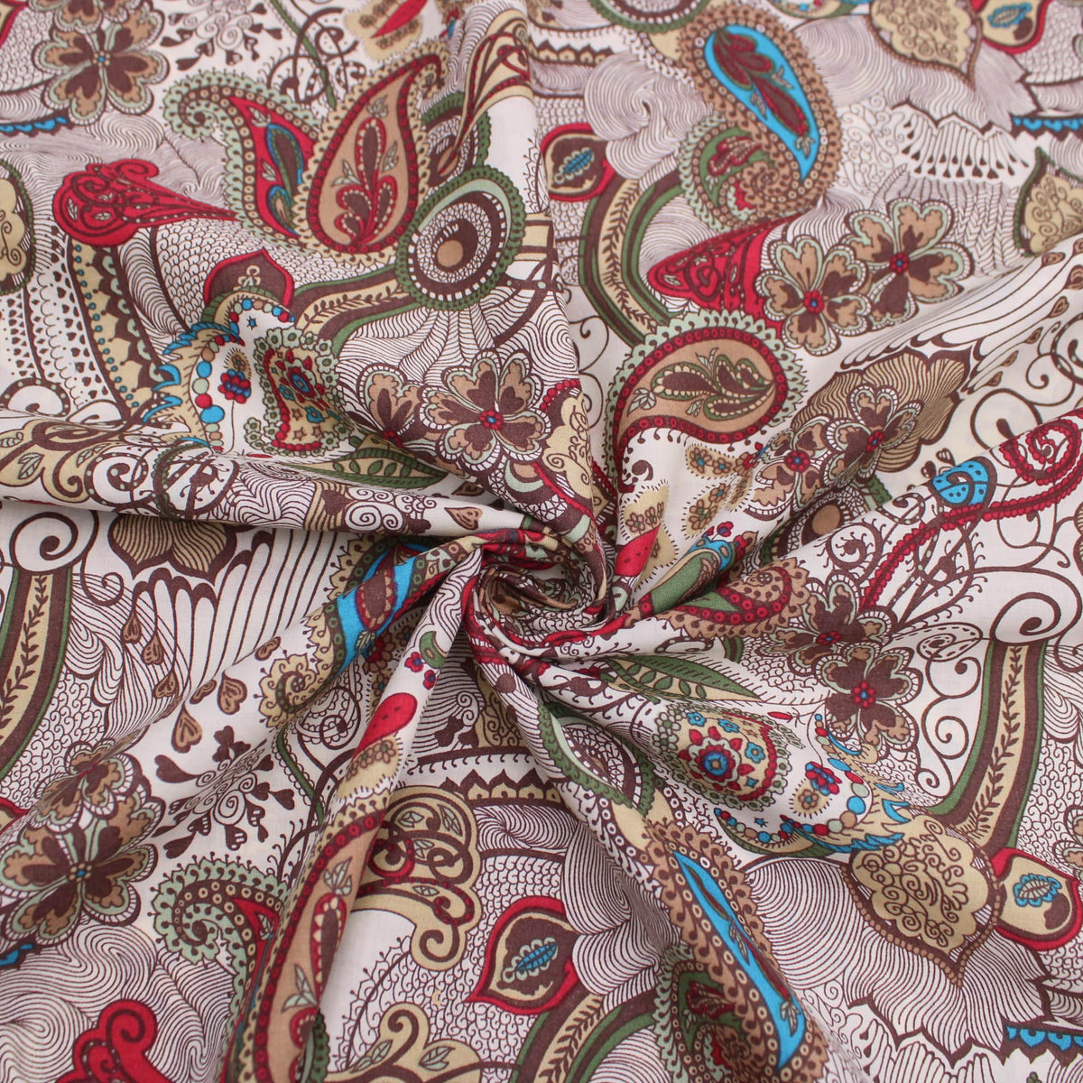 Brown Paisley