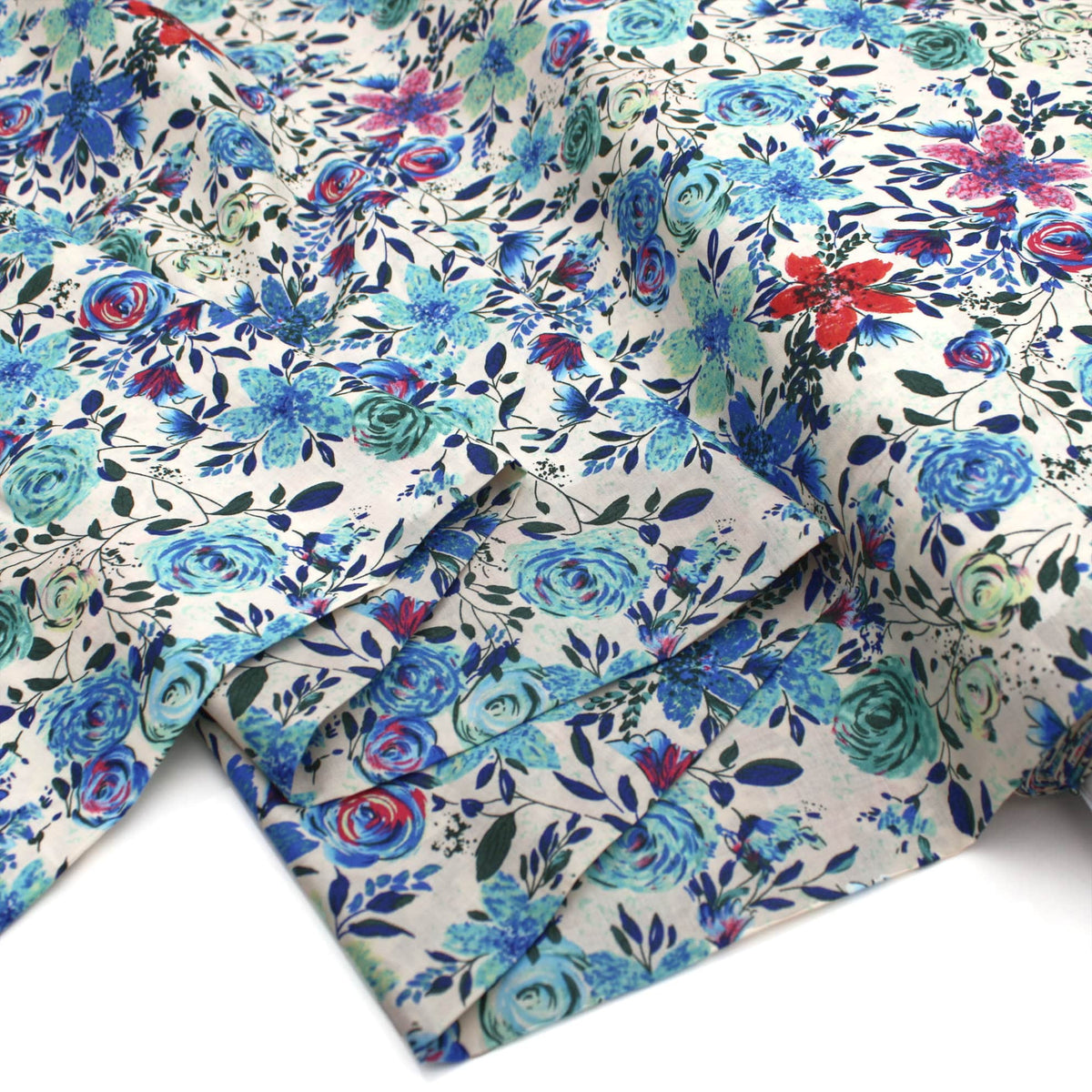 Vintage Blue Florals