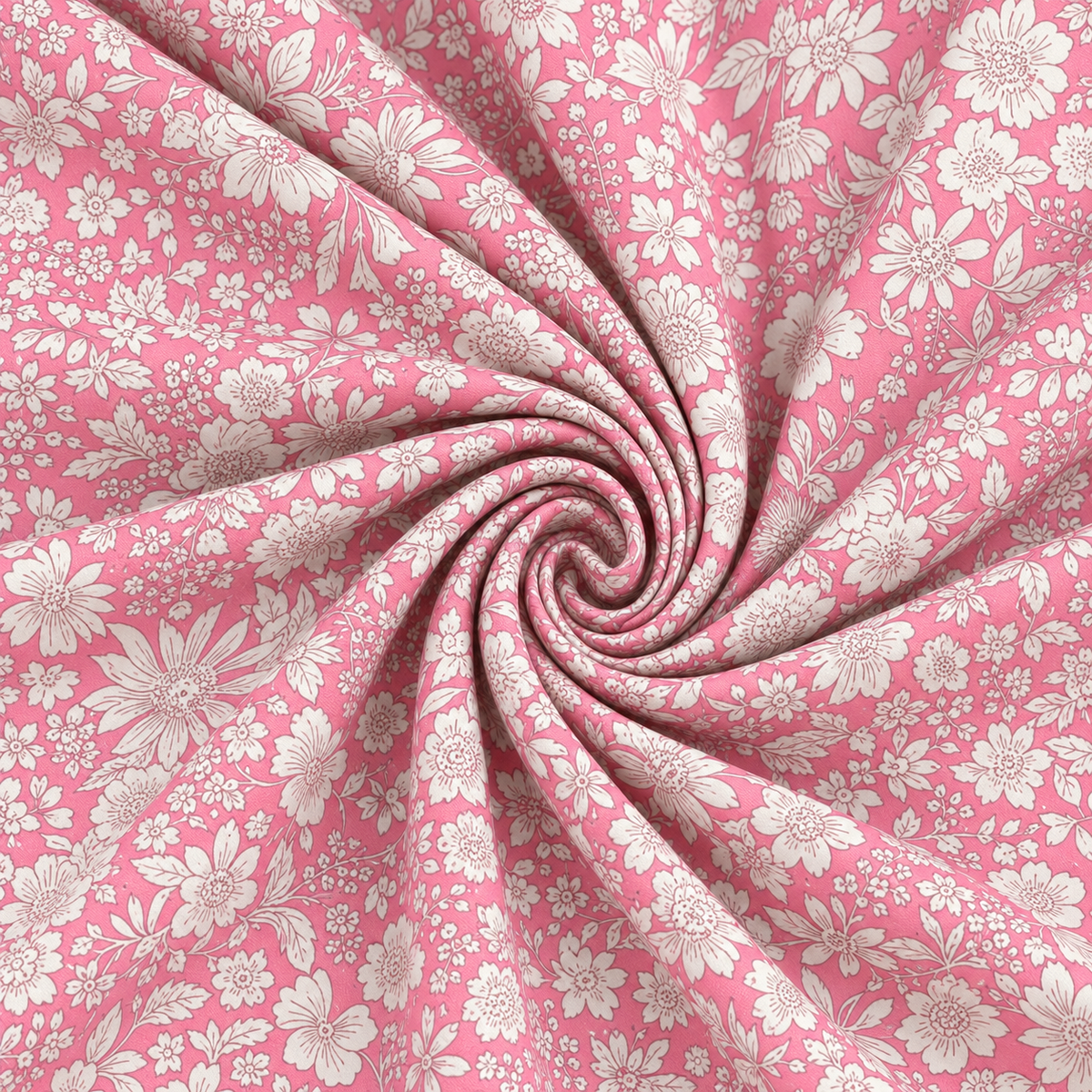 Liberty Emily Belle Quilting Cotton Craft Fabric - Vintage Pink