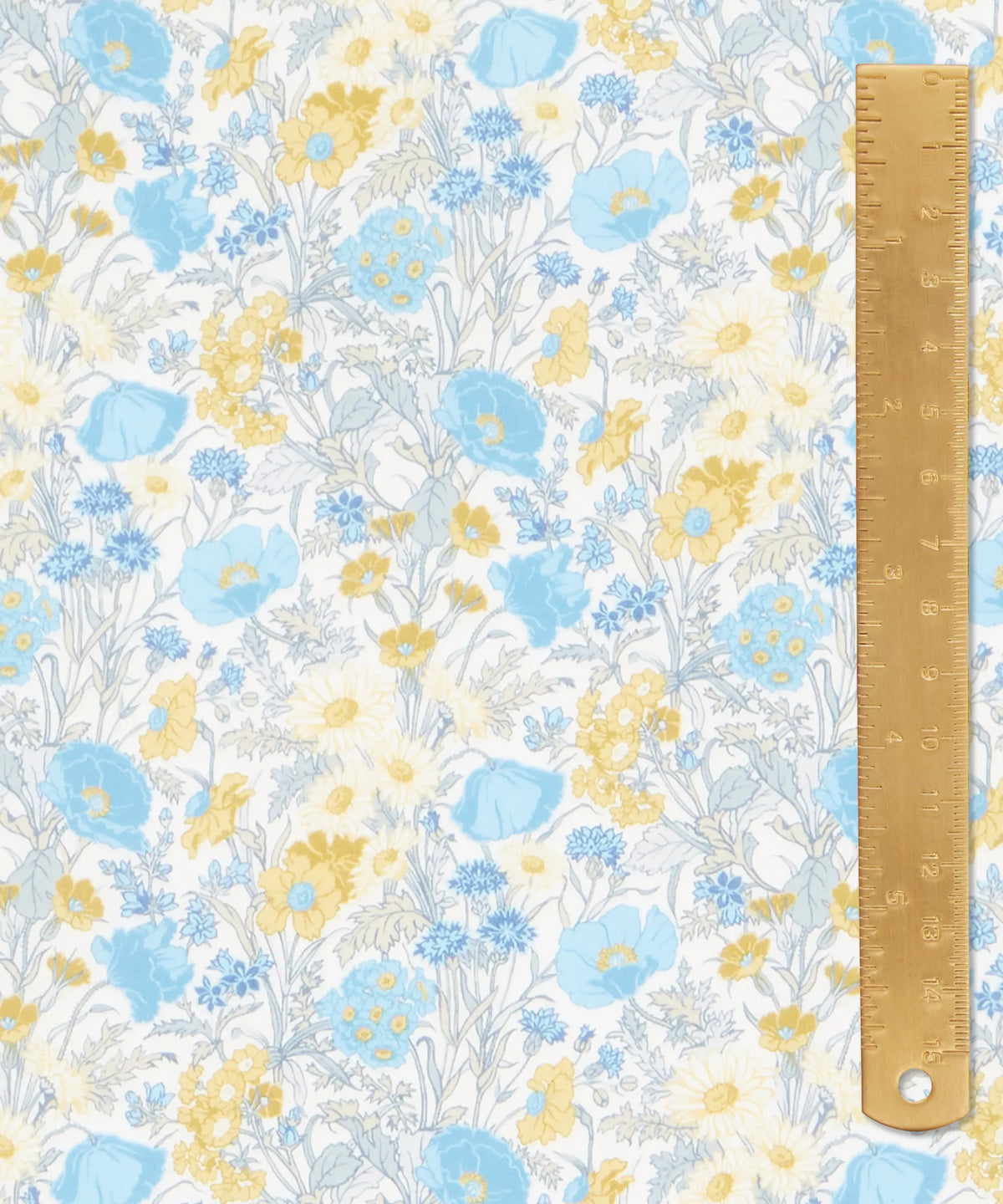 Liberty Tana Lawn Cotton Dressmaking Fabric - Florence May Blue B