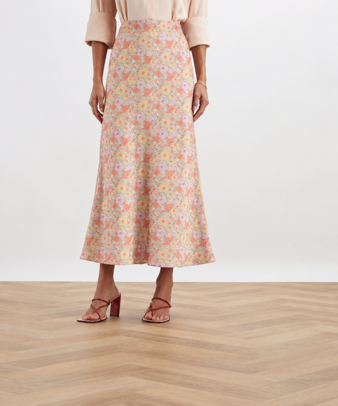 Liberty Tana Lawn Cotton Dressmaking Fabric - Meadow Song Pink C