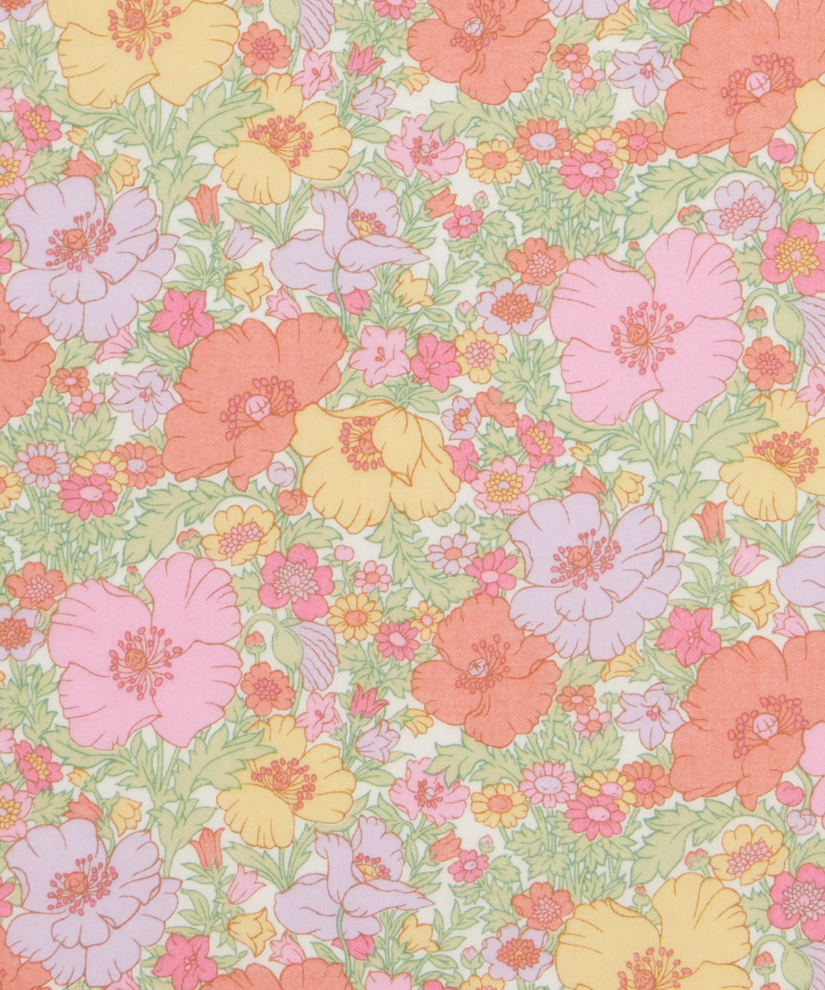 Liberty Tana Lawn Cotton Dressmaking Fabric - Meadow Song Pink C