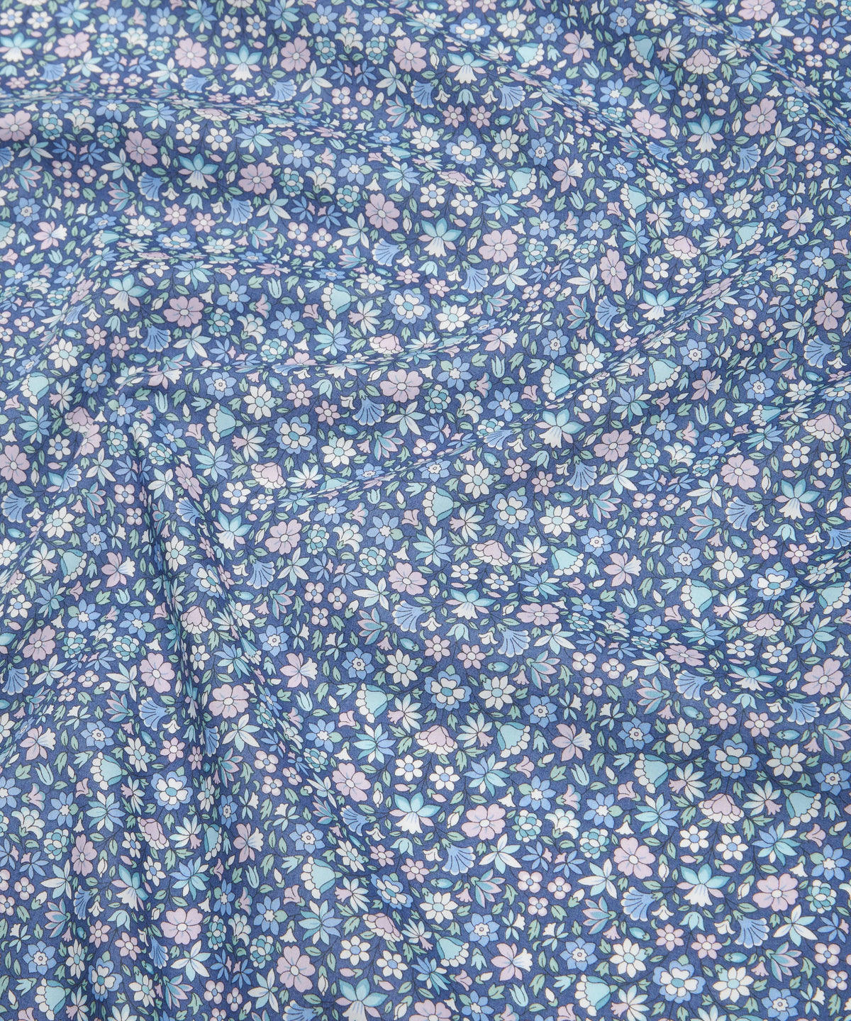 Liberty Tana Lawn Cotton Dressmaking Fabric - Meera Blue B