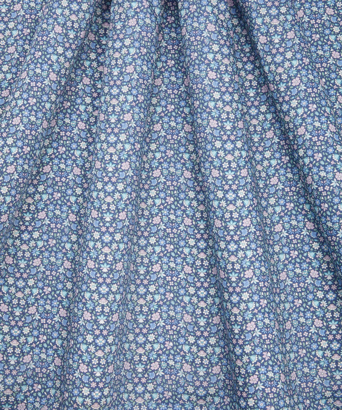 Liberty Tana Lawn Cotton Dressmaking Fabric - Meera Blue B