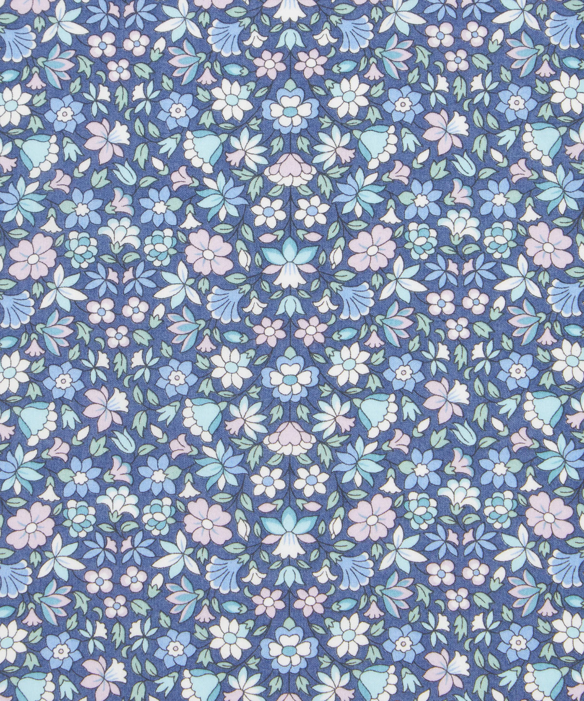 Liberty Tana Lawn Cotton Dressmaking Fabric - Meera Blue B