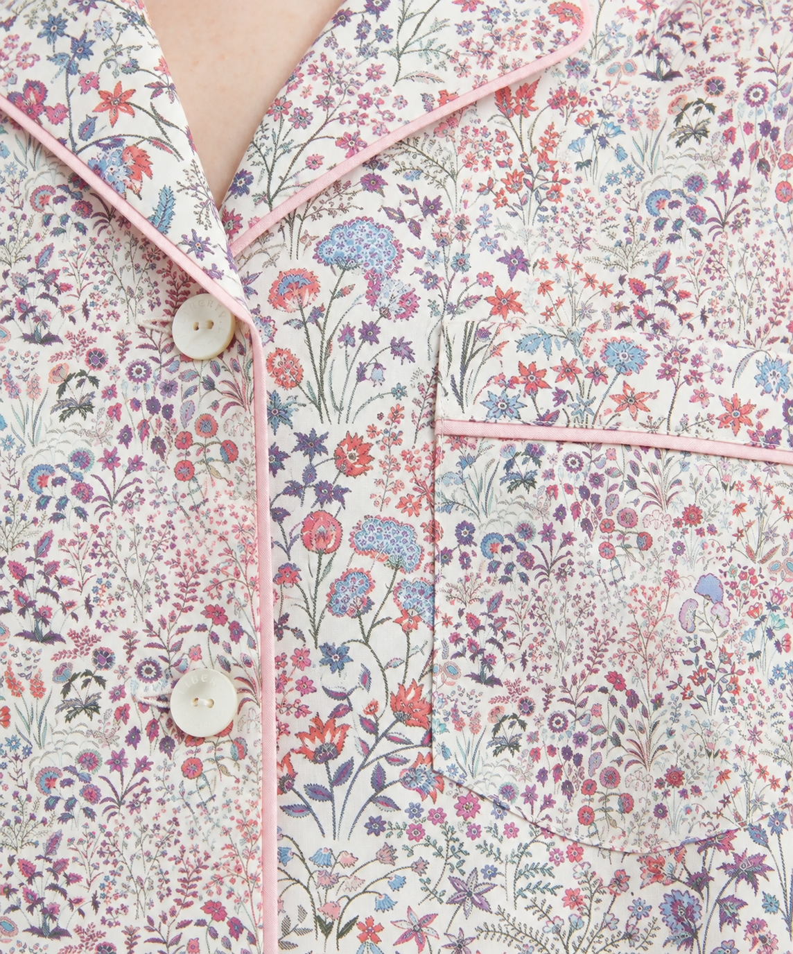 Liberty Tana Lawn Cotton Dressmaking Fabric - Shepherdly Song Purple A