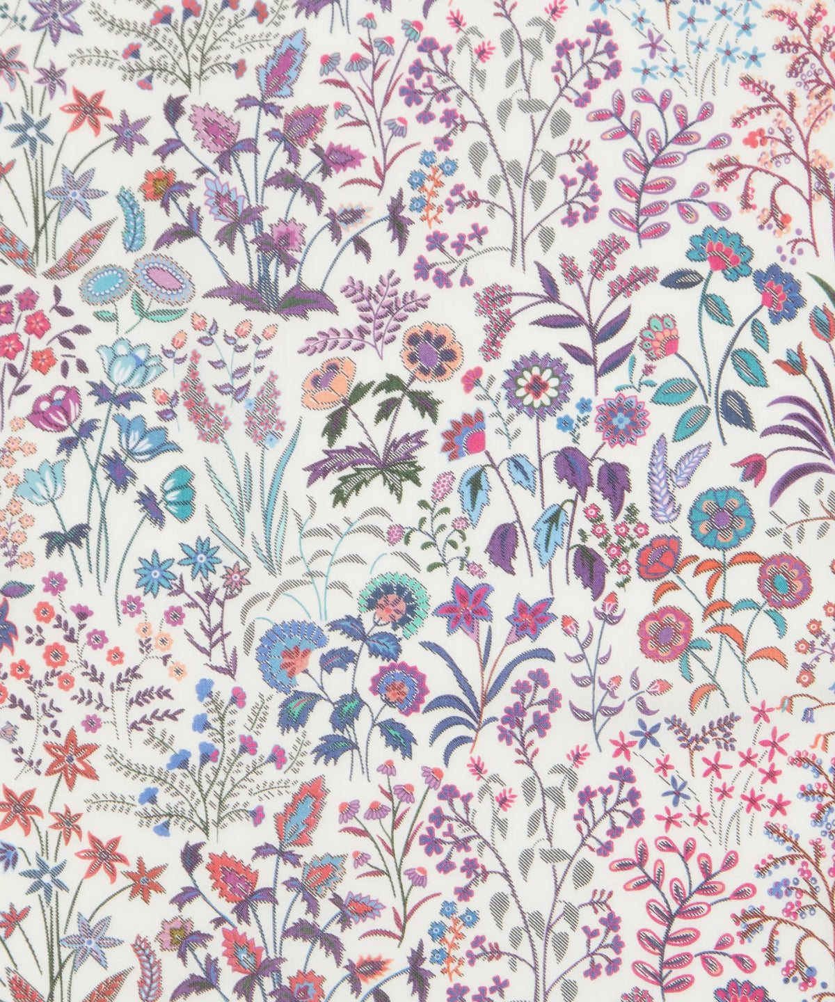 Liberty Tana Lawn Cotton Dressmaking Fabric - Shepherdly Song Purple A