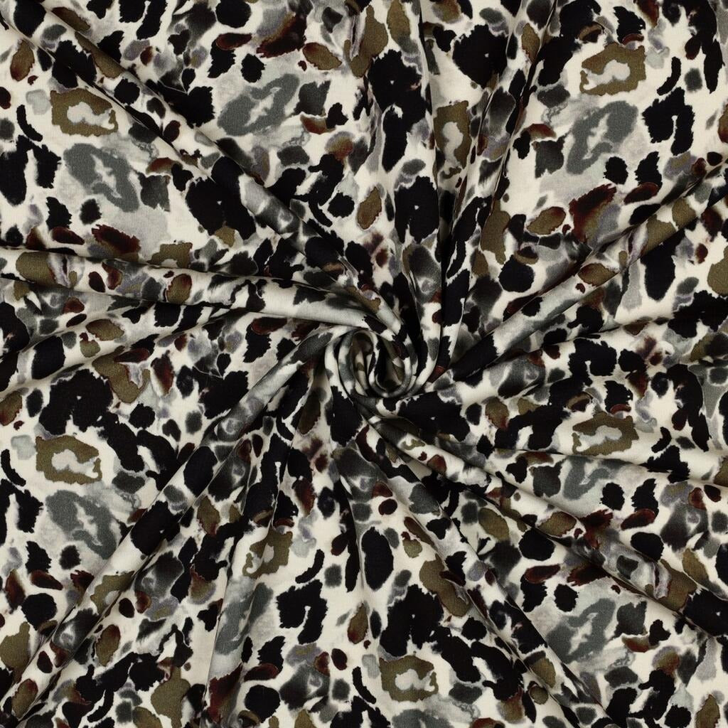 Leopard Black Khaki