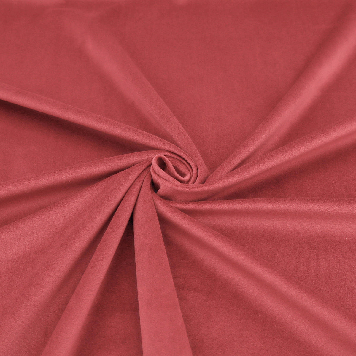 Antalya Plain Velvet Upholstery Plush Furnishing Fabric - Bordeaux