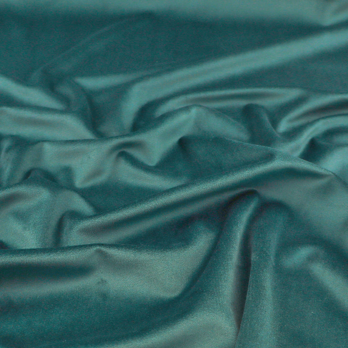 Antalya Plain Velvet Upholstery Plush Furnishing Fabric - Jade