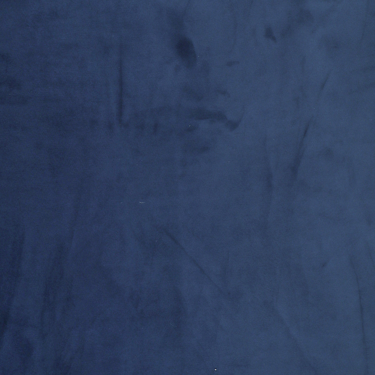 Antalya Plain Velvet Upholstery Plush Furnishing Fabric - Navy