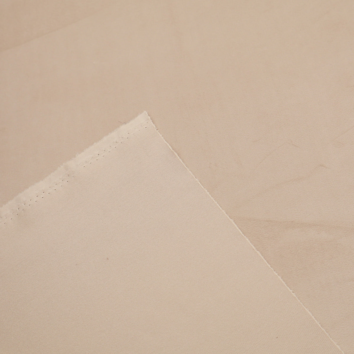 Antalya Plain Velvet Upholstery Plush Furnishing Fabric - Oyster