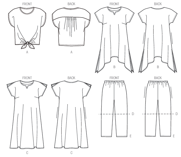 McCall’s Casual Sewing Pattern M6971