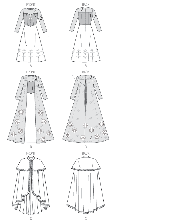 McCall’s Costumes Sewing Pattern M7000