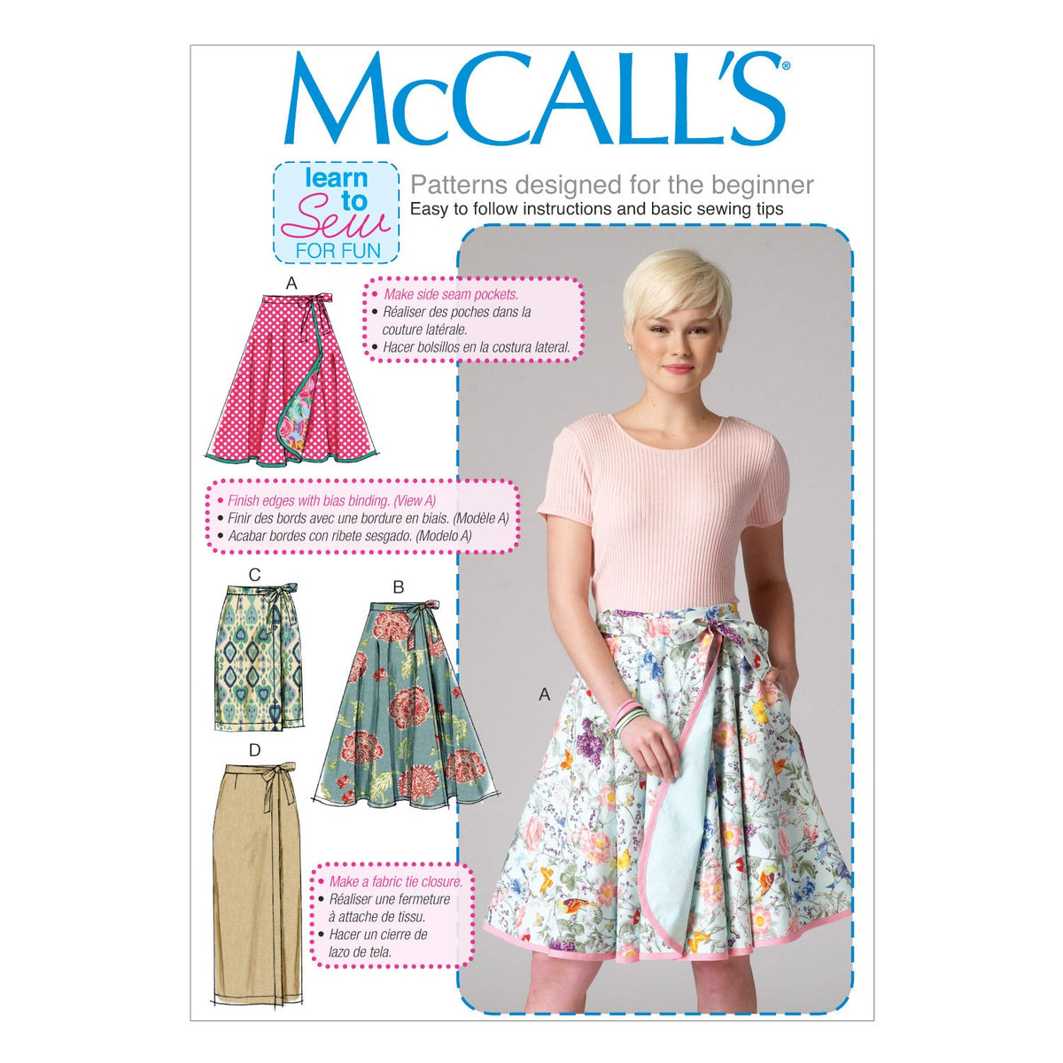 McCall’s Skirt Sewing Pattern M7129