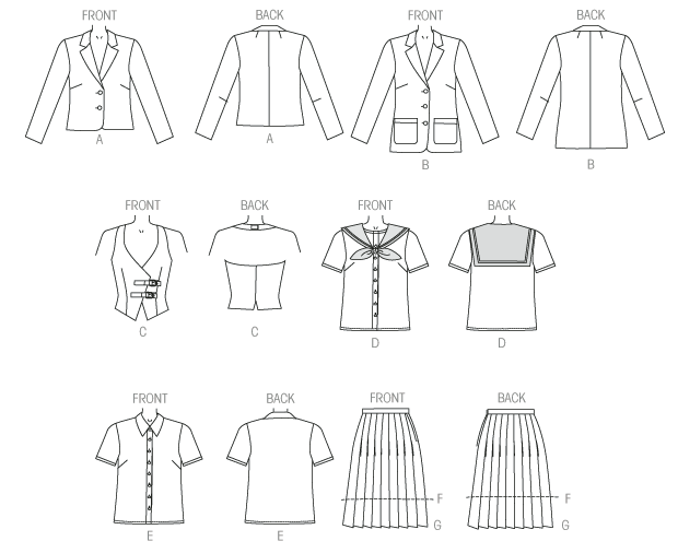 McCall’s Costumes Sewing Pattern M7141