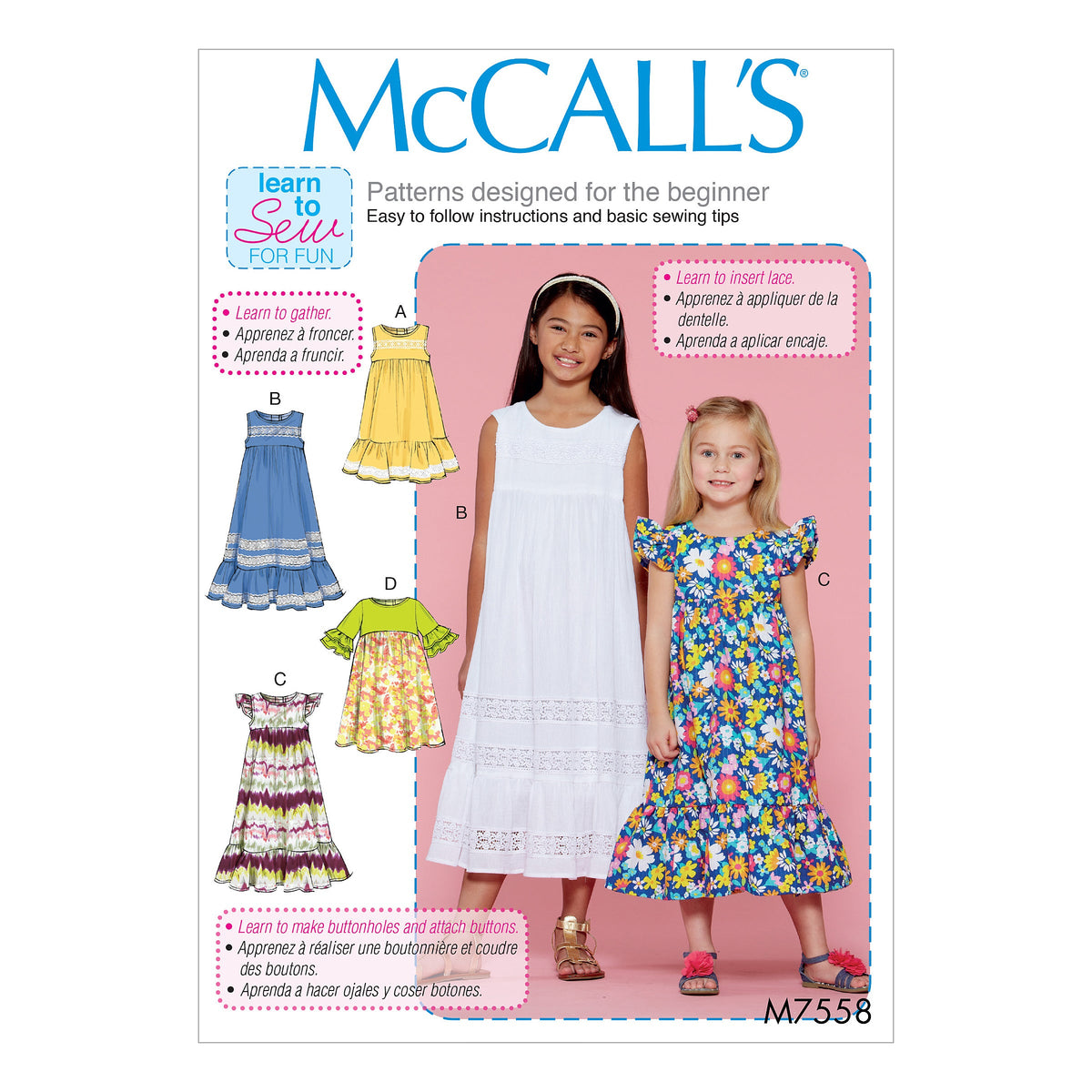 McCall’s Dress Sewing Pattern M7558