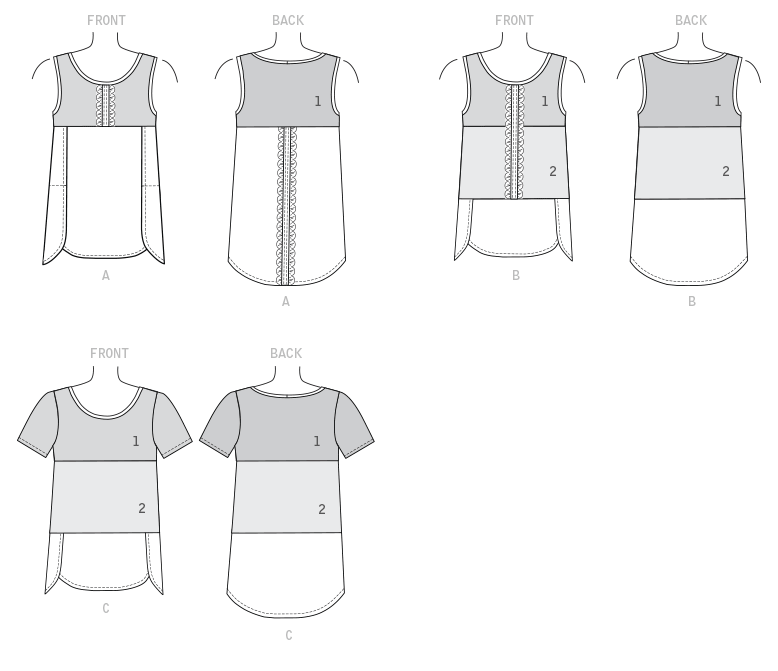 McCall’s Top Sewing Pattern M7600