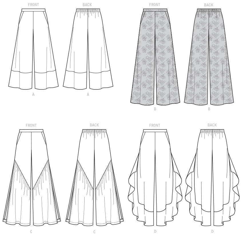 McCall’s Pants Sewing Pattern M7786