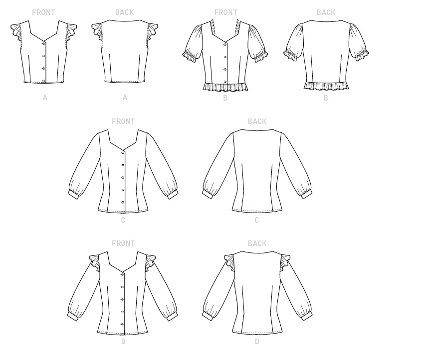 McCall’s Misses Top / Vest Sewing Pattern M7900