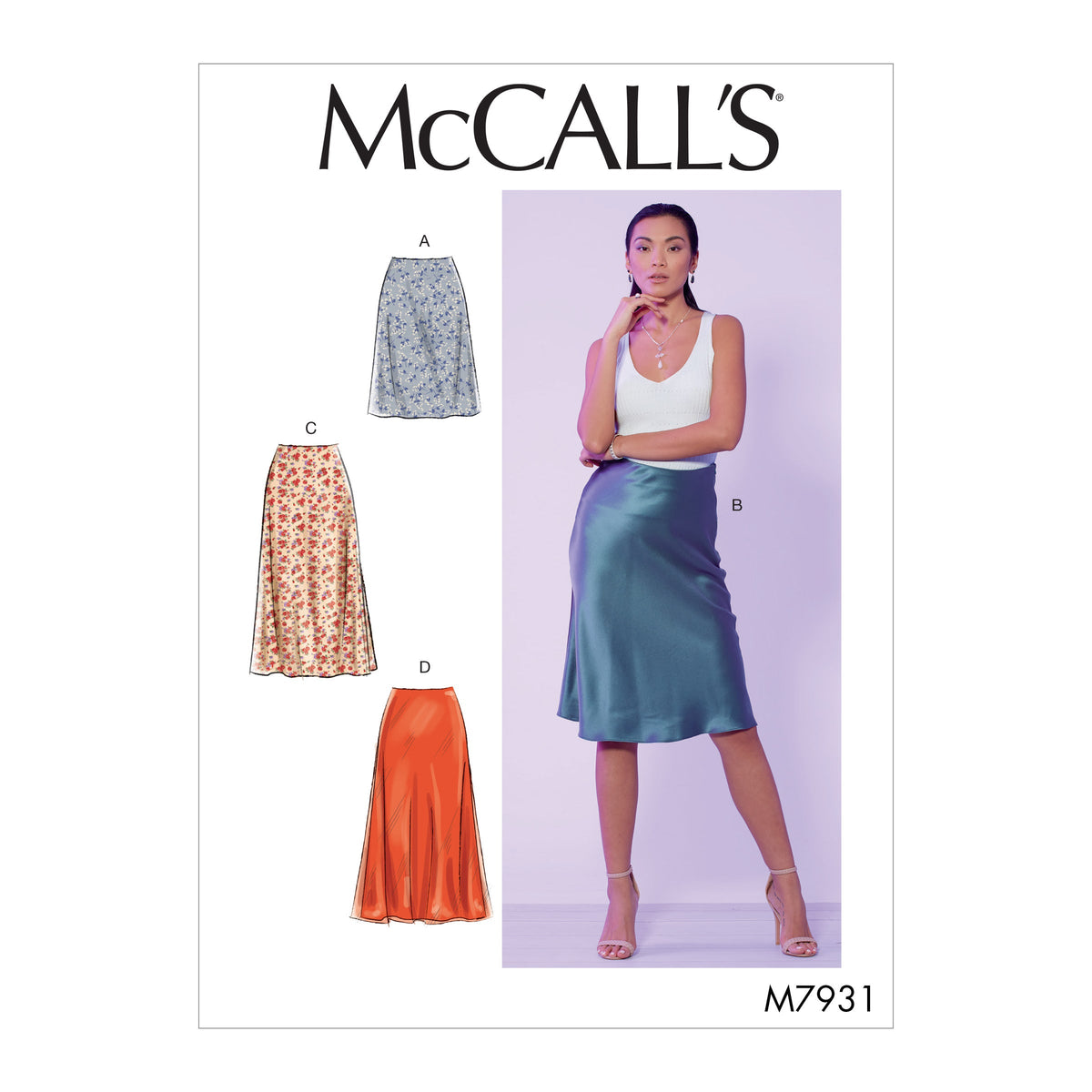 McCall’s Misses Skirt / Pants Sewing Pattern M7931