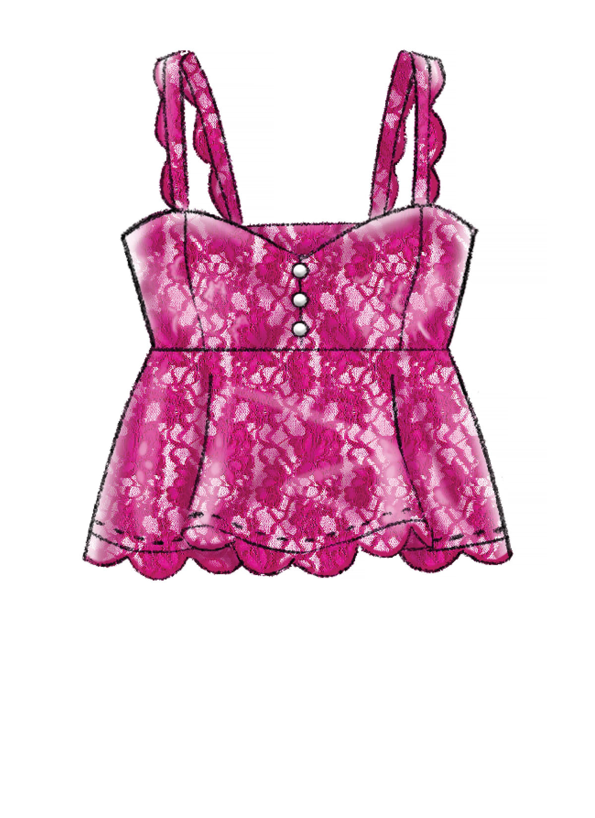 McCall’s Misses Top / Vest Sewing Pattern M7958
