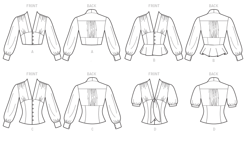 McCall’s Misses Tops Sewing Pattern M7978