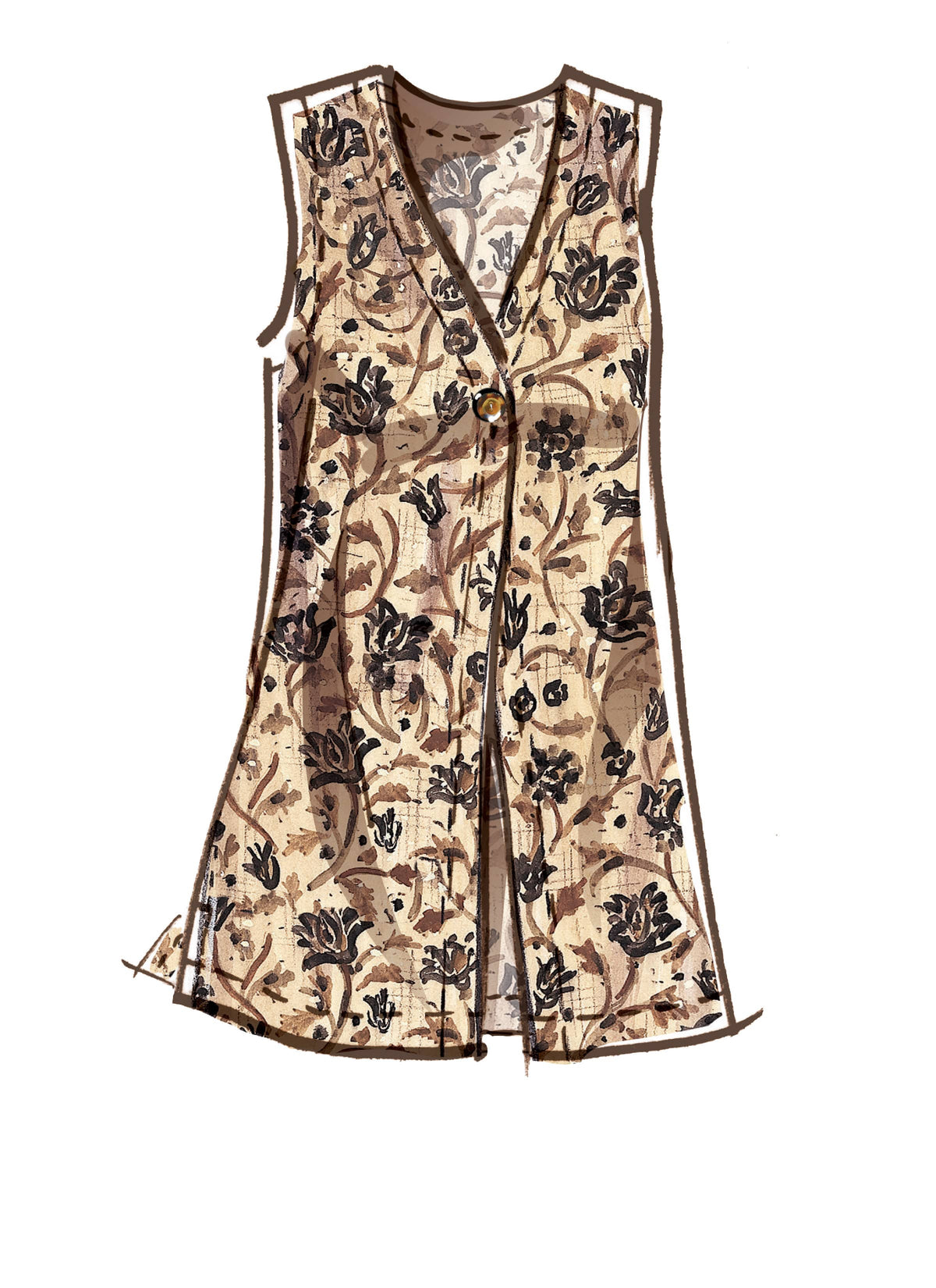 McCall’s Misses Top / Vest Sewing Pattern M8050