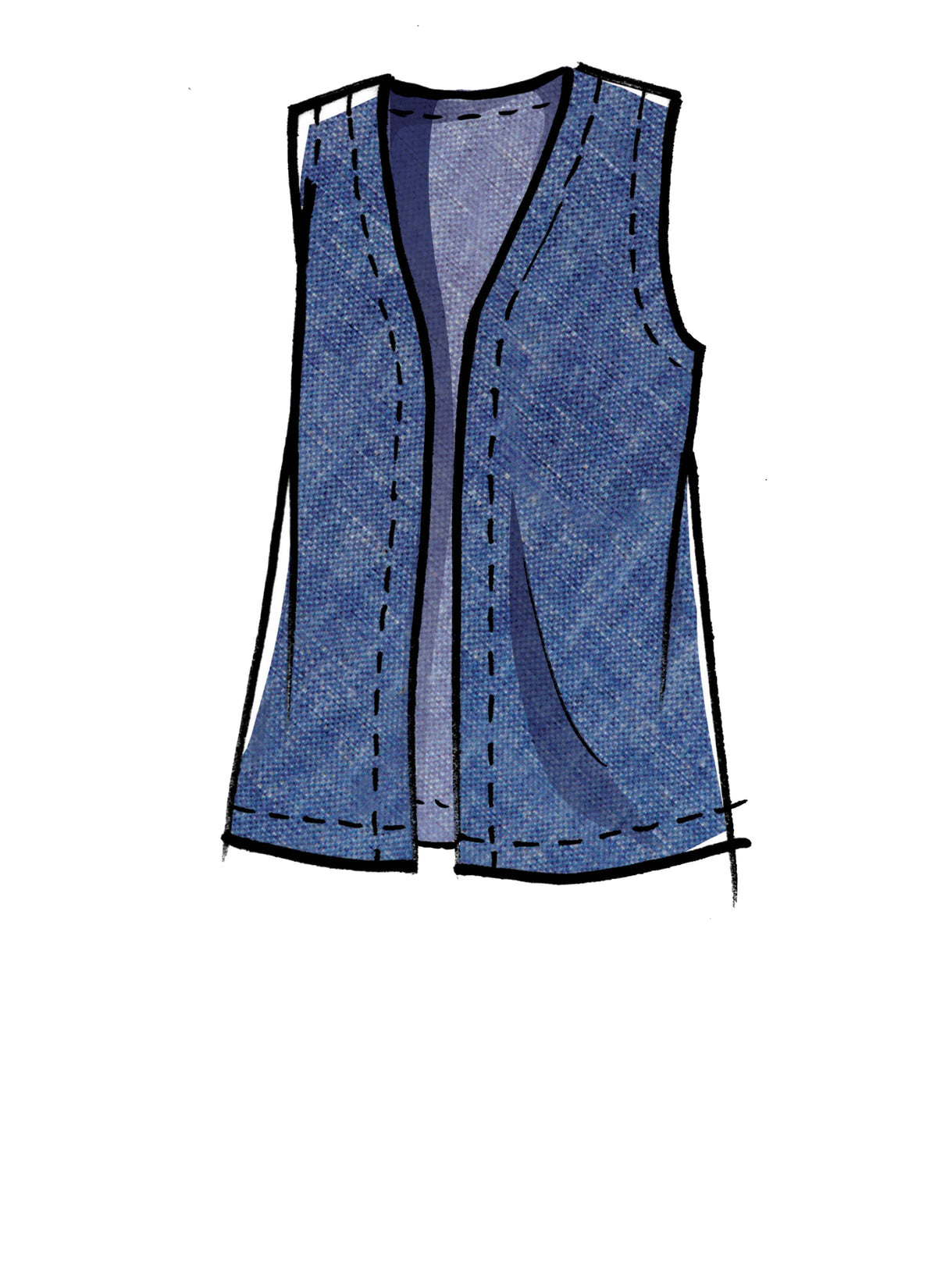 McCall’s Misses Top / Vest Sewing Pattern M8050