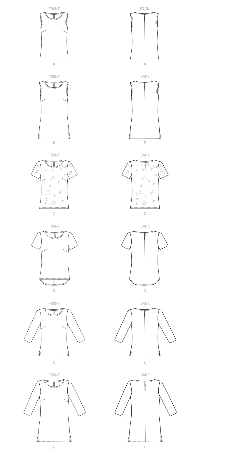 McCall’s Misses Plus Top Sewing Pattern M8059